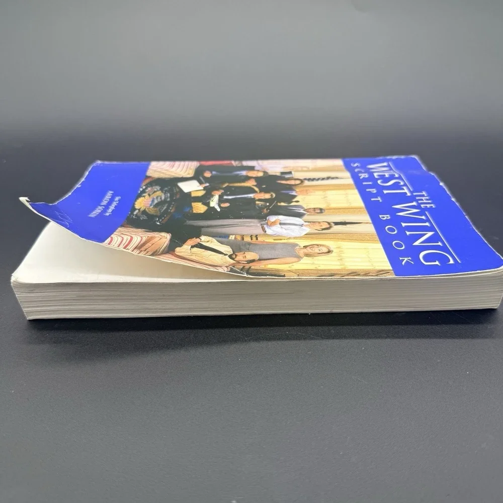 The West Wing Script Book Aaron Sorkin 2002 1st Edition Paperback TV Scripts